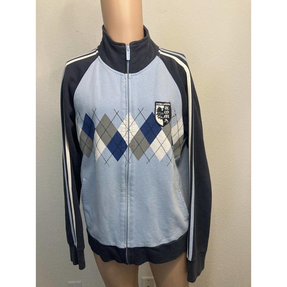 Roma Atletica Medium Blue Zip Sweatshirt